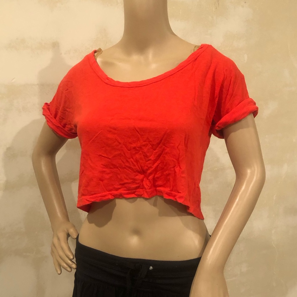 Red Crop Top